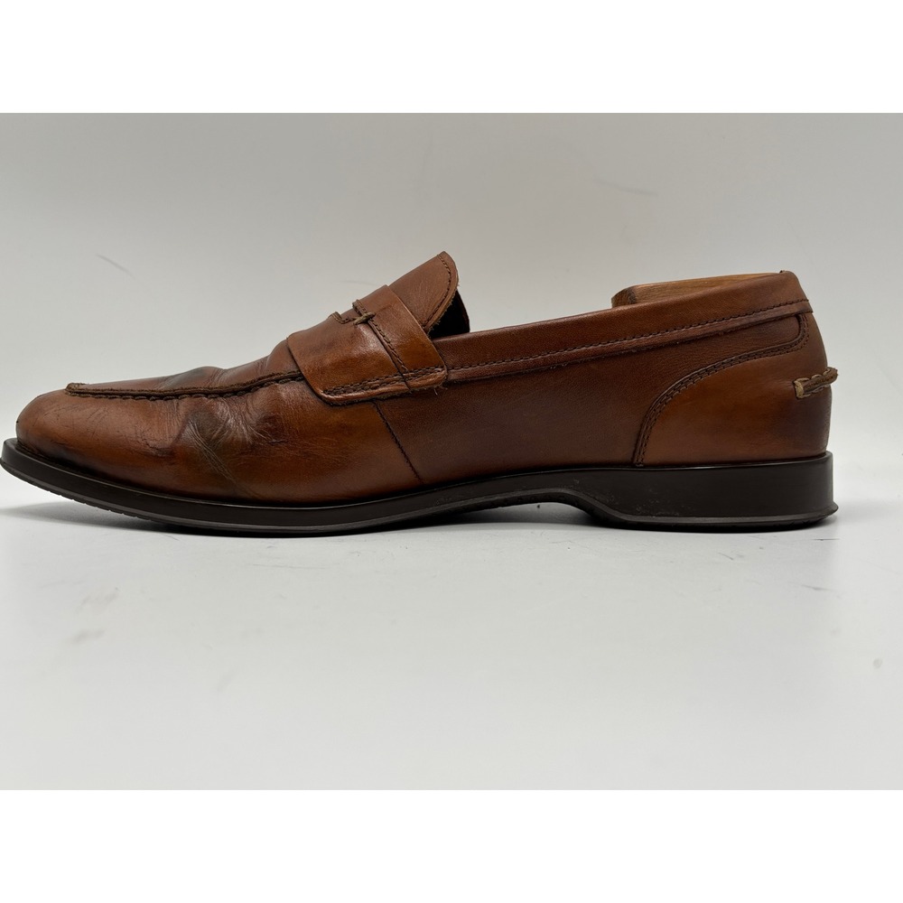 Cole Haan Grand.OS Men's 10 M Brown Leather Penny Loafers Dress Casual Shoes - Picture 14 of 16
